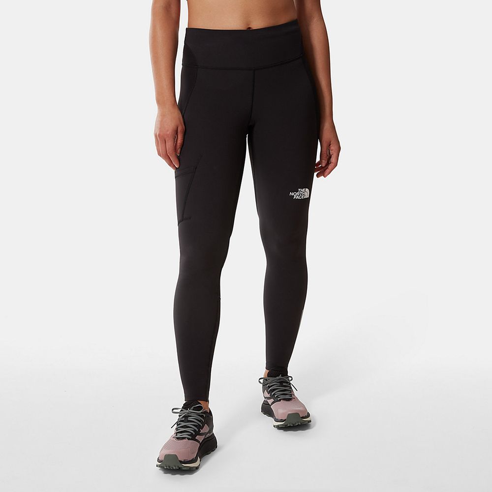 The North Face Leggings Womens Australia - The North Face Winter Warm Black Running & Training (XWD-